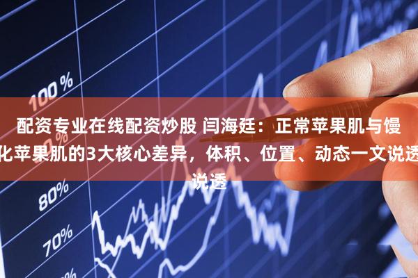 配资专业在线配资炒股 闫海廷：正常苹果肌与馒化苹果肌的3大核心差异，体积、位置、动态一文说透